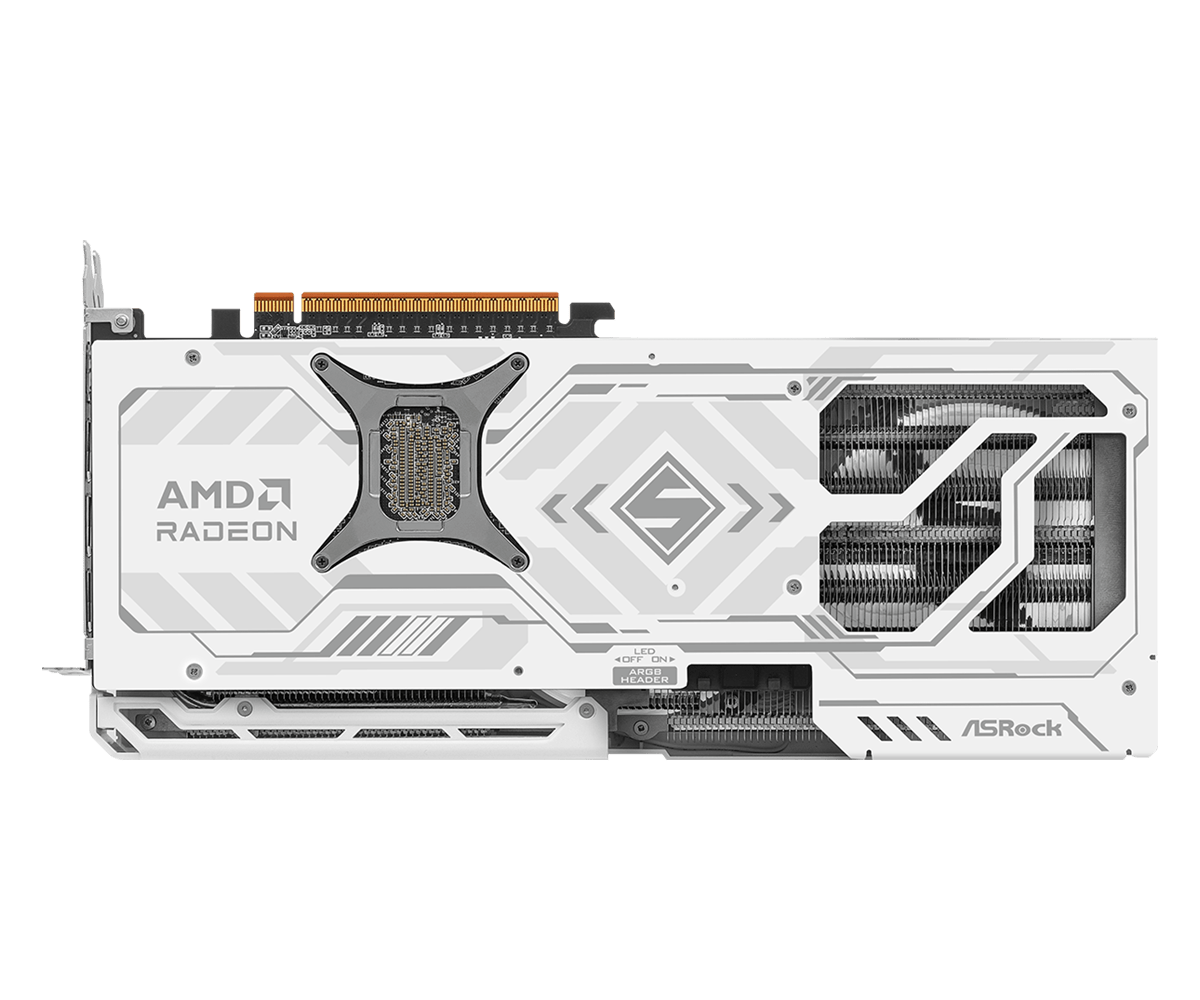 ASROCK RX9070XT STEEL LEGEND WHITE 16GB DDR6 thumbnail 2