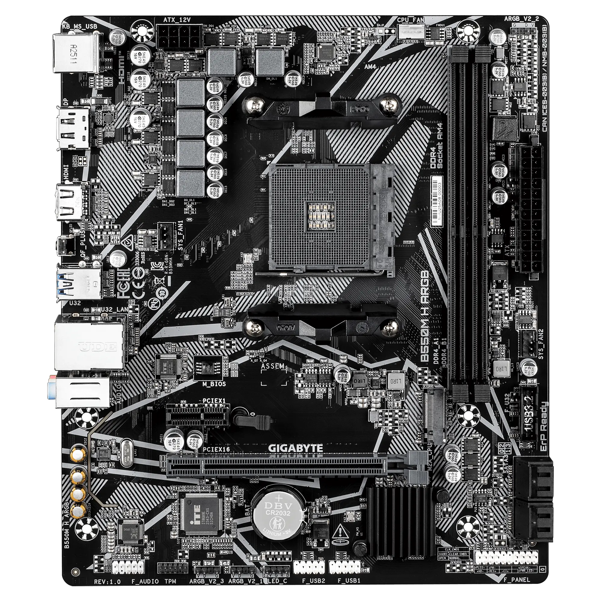 GIGABYTE B550M H ARGB thumbnail 2