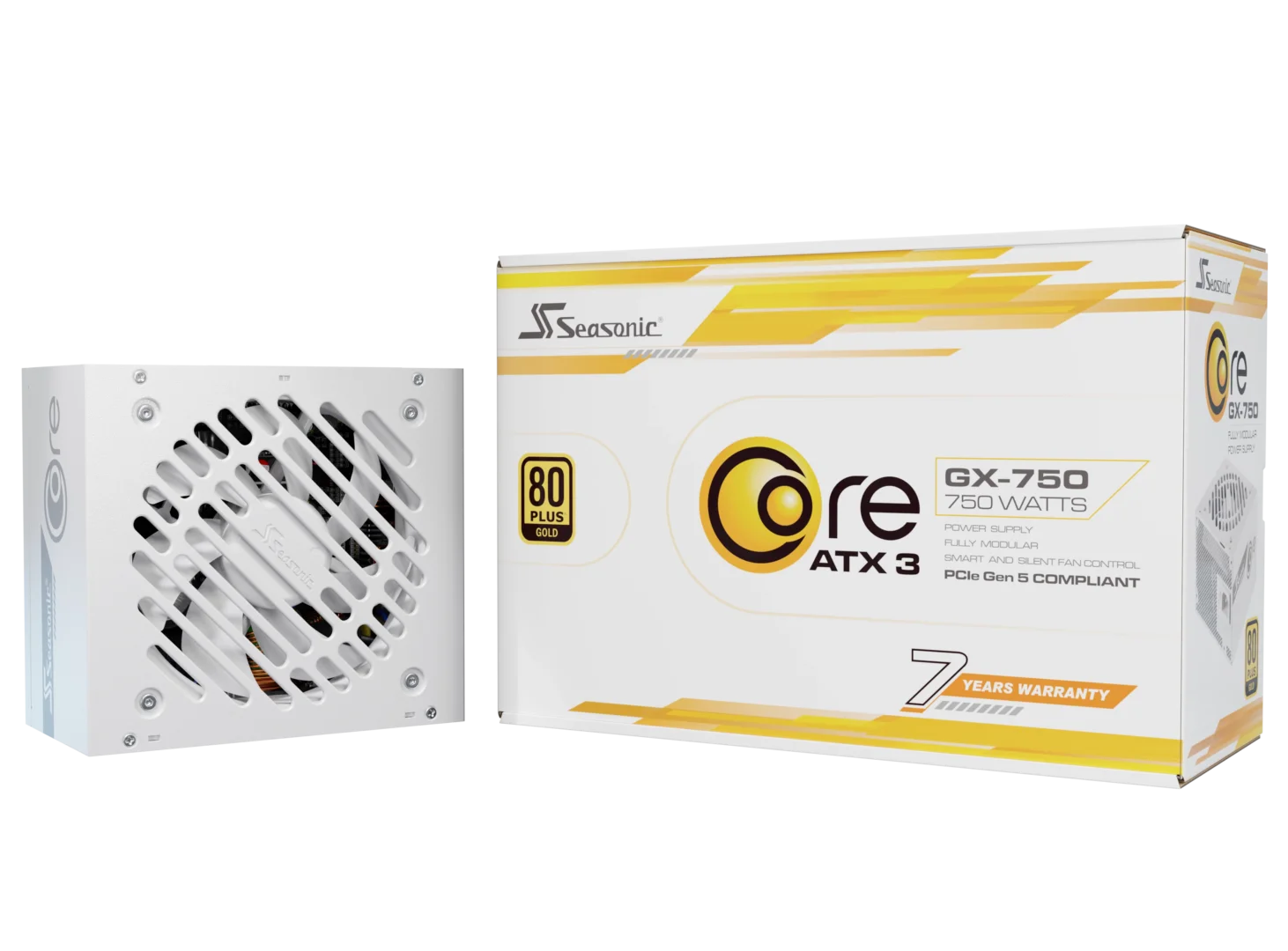 SEASONIC CORE V2 GX750 750W ATX3.1/PCIE 5.1 GOLD WHITE