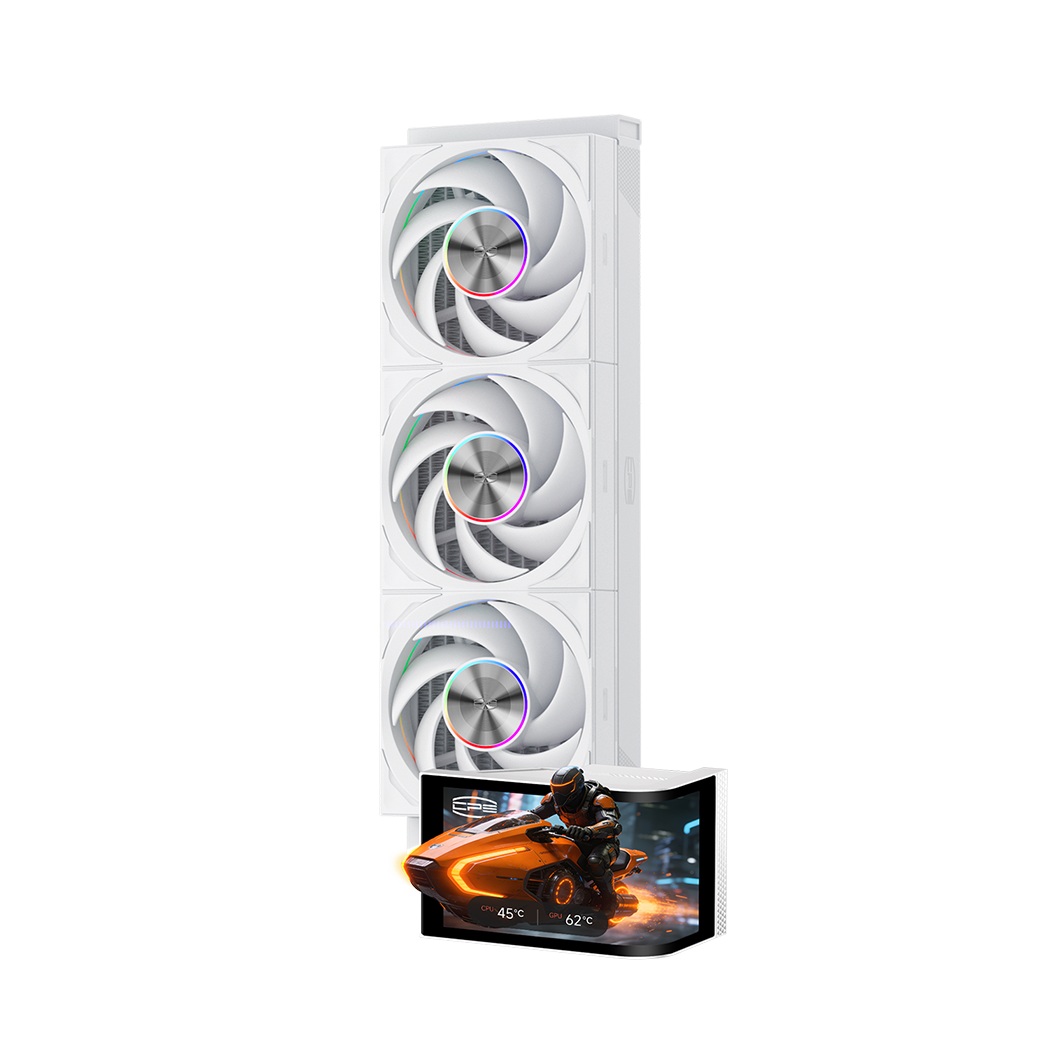 PC COOLER DV360 ARGB DISPLAY AIO WATERCOOLING WHITE