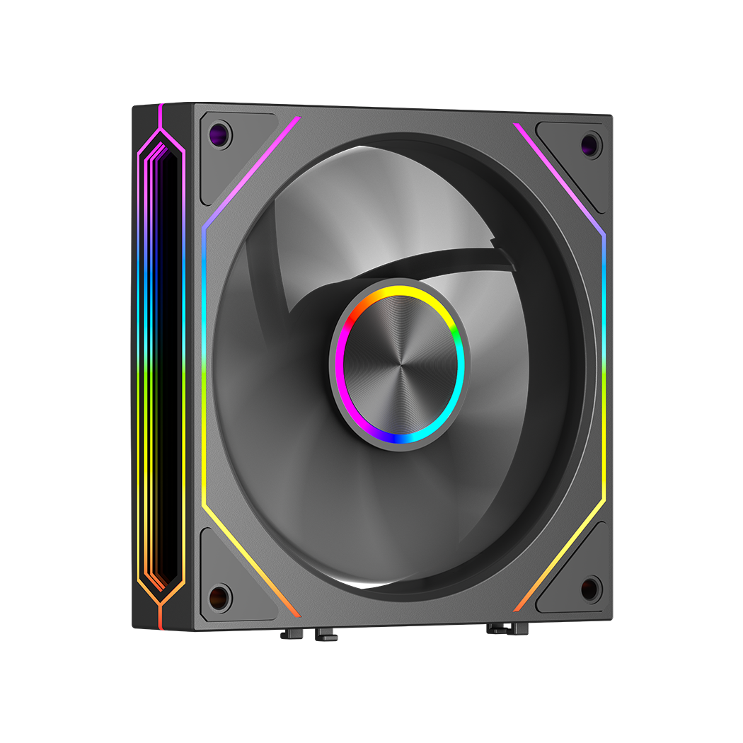 PC COOLER F3X120 ARGB FANS BLACK thumbnail 2