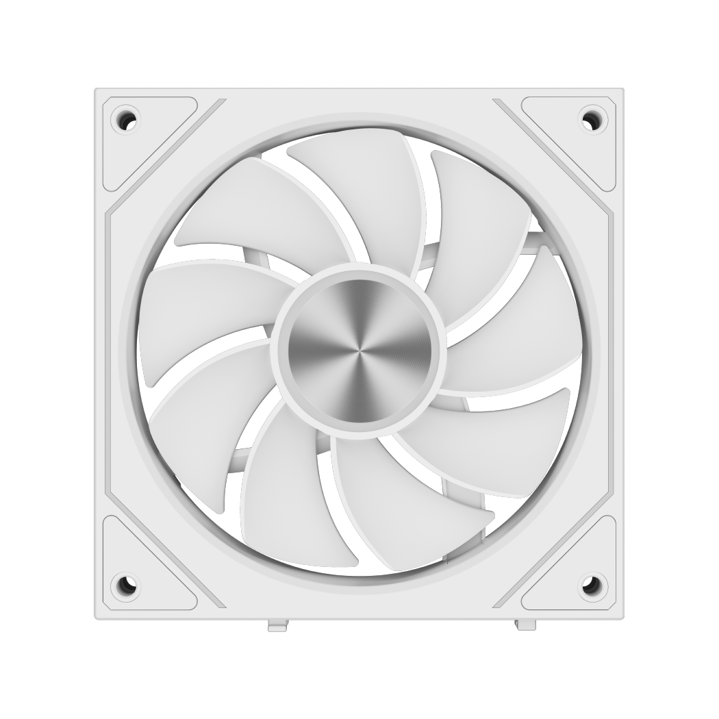 PC COOLER F3X120 ARGB REVERSE FANS WHITE thumbnail 3