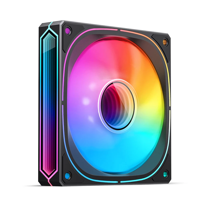 JONSBO FR-505B 12CM PWM RGB FAN BLACK BULK PACK (正葉)