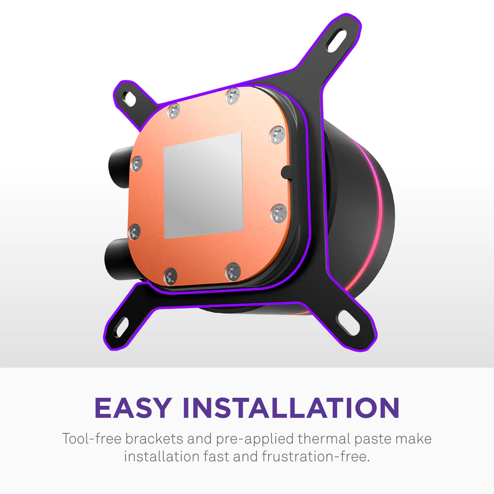 NZXT KRAKEN CORE 240 RGB AIO LIQUID COOLER thumbnail 7