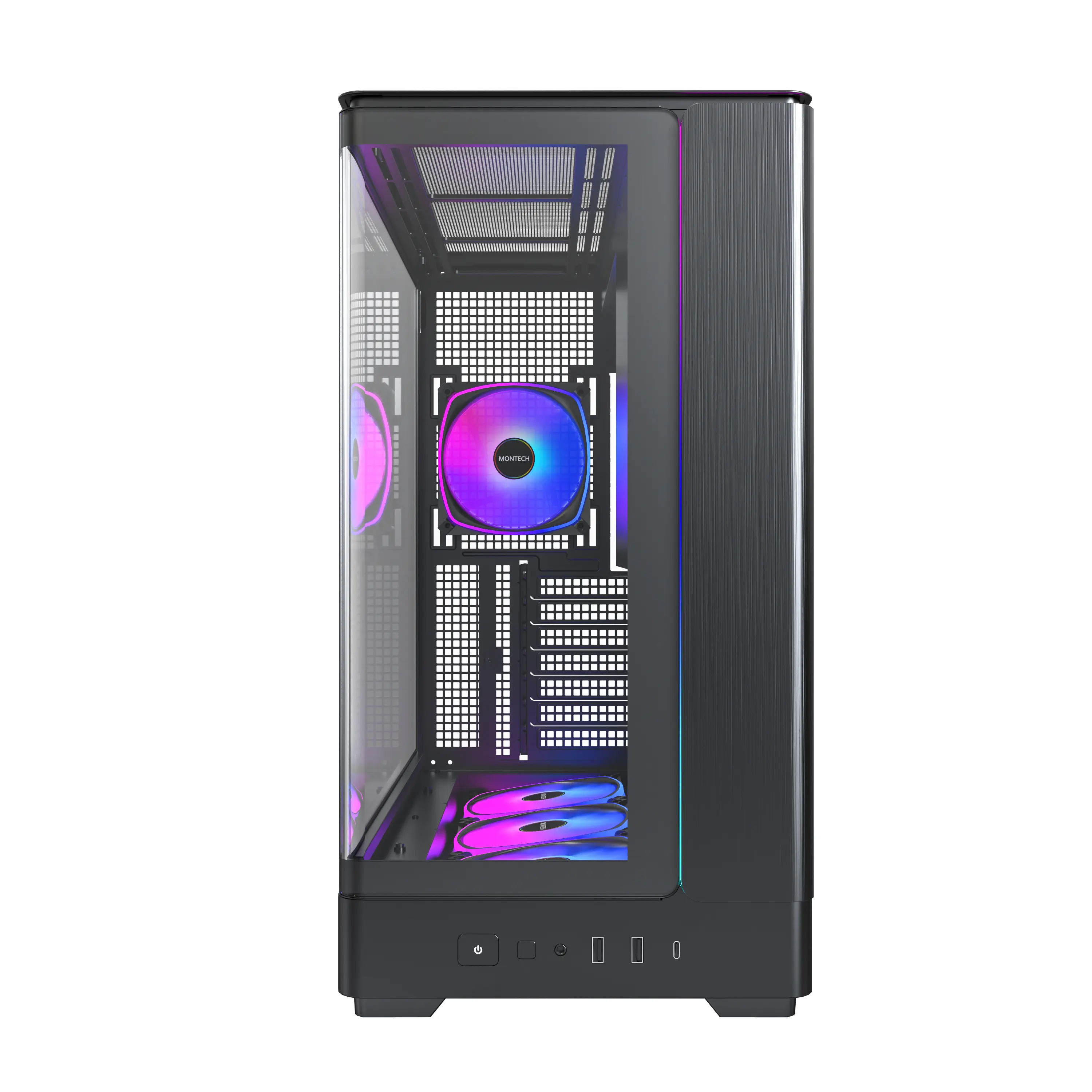 MONTECH KING 45 PRO ATX CASE BLACK thumbnail 2