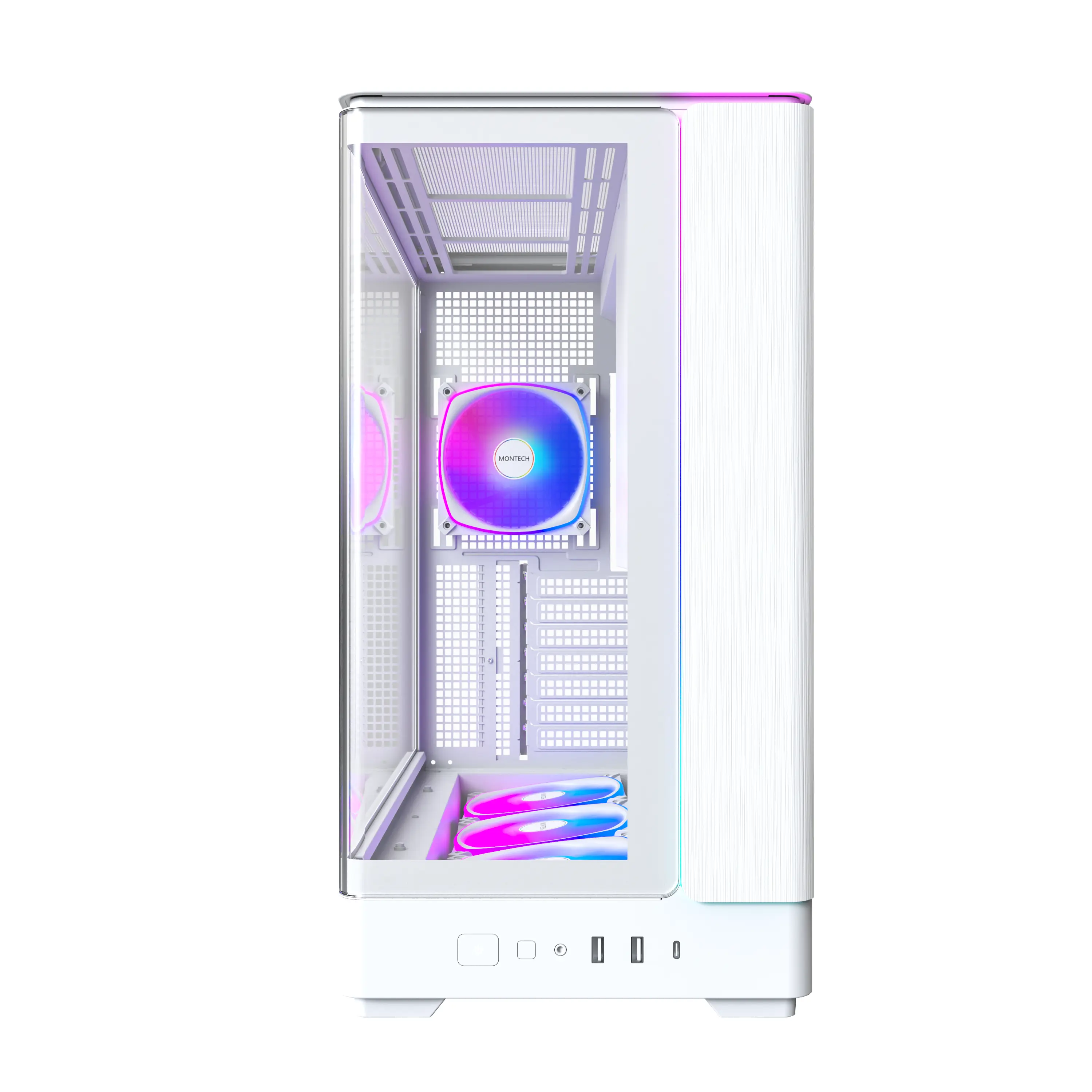 MONTECH KING 45 PRO ATX CASE WHITE thumbnail 2