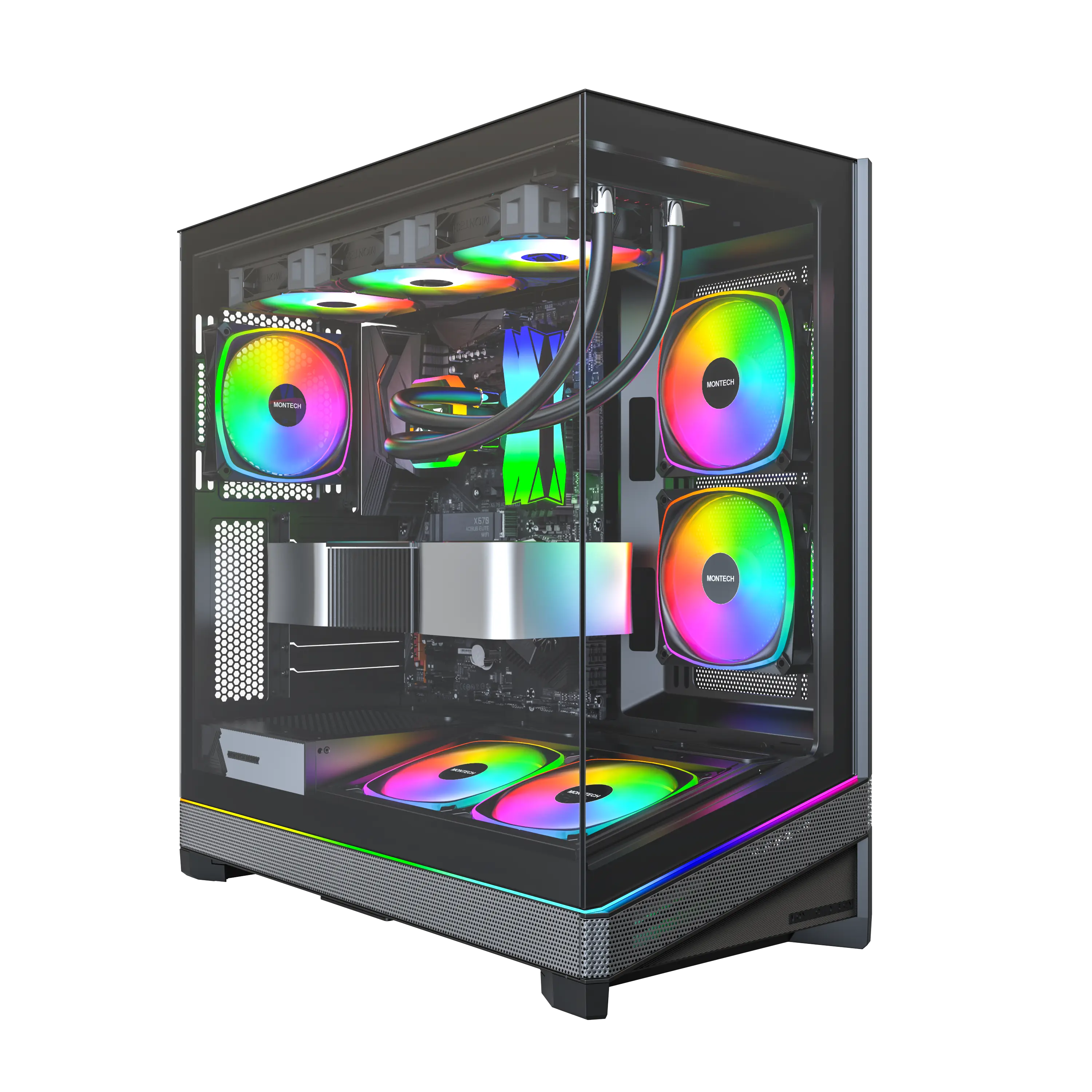 MONTECH SKY 3 ATX CASE BLACK thumbnail 7