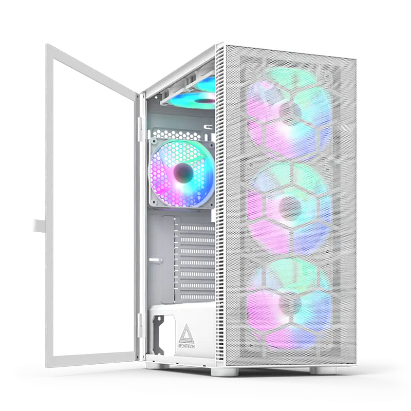 MONTECH X3 MESH ATX CASE WHITE thumbnail 7