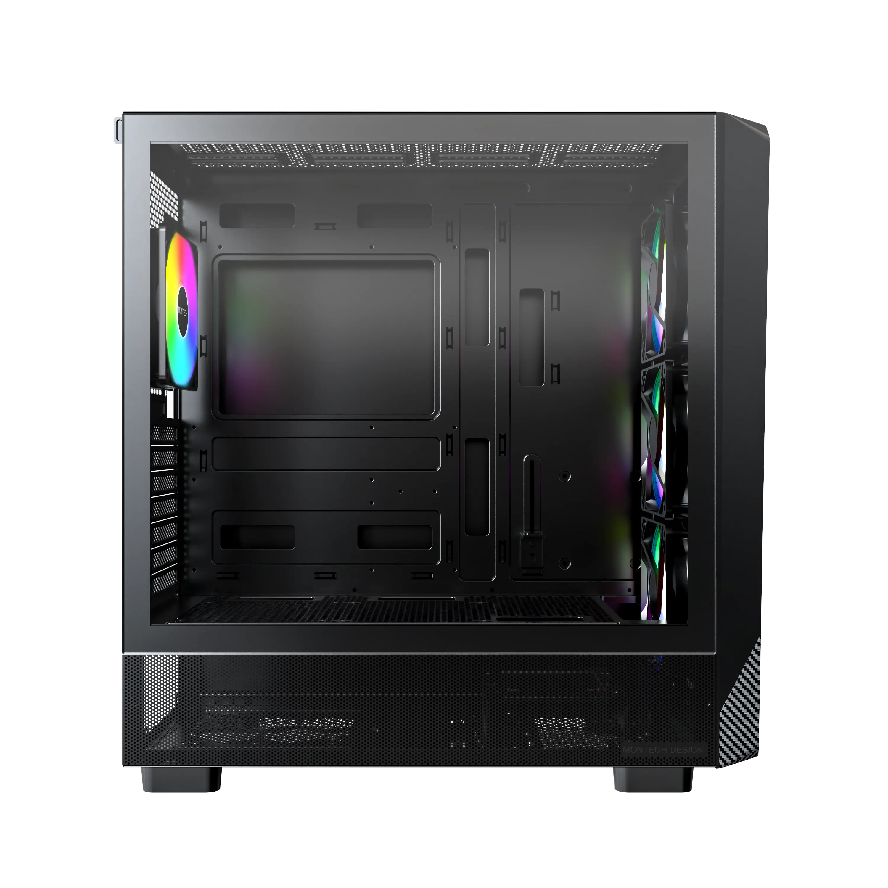 MONTECH X5 E-ATX CASE BLACK thumbnail 3