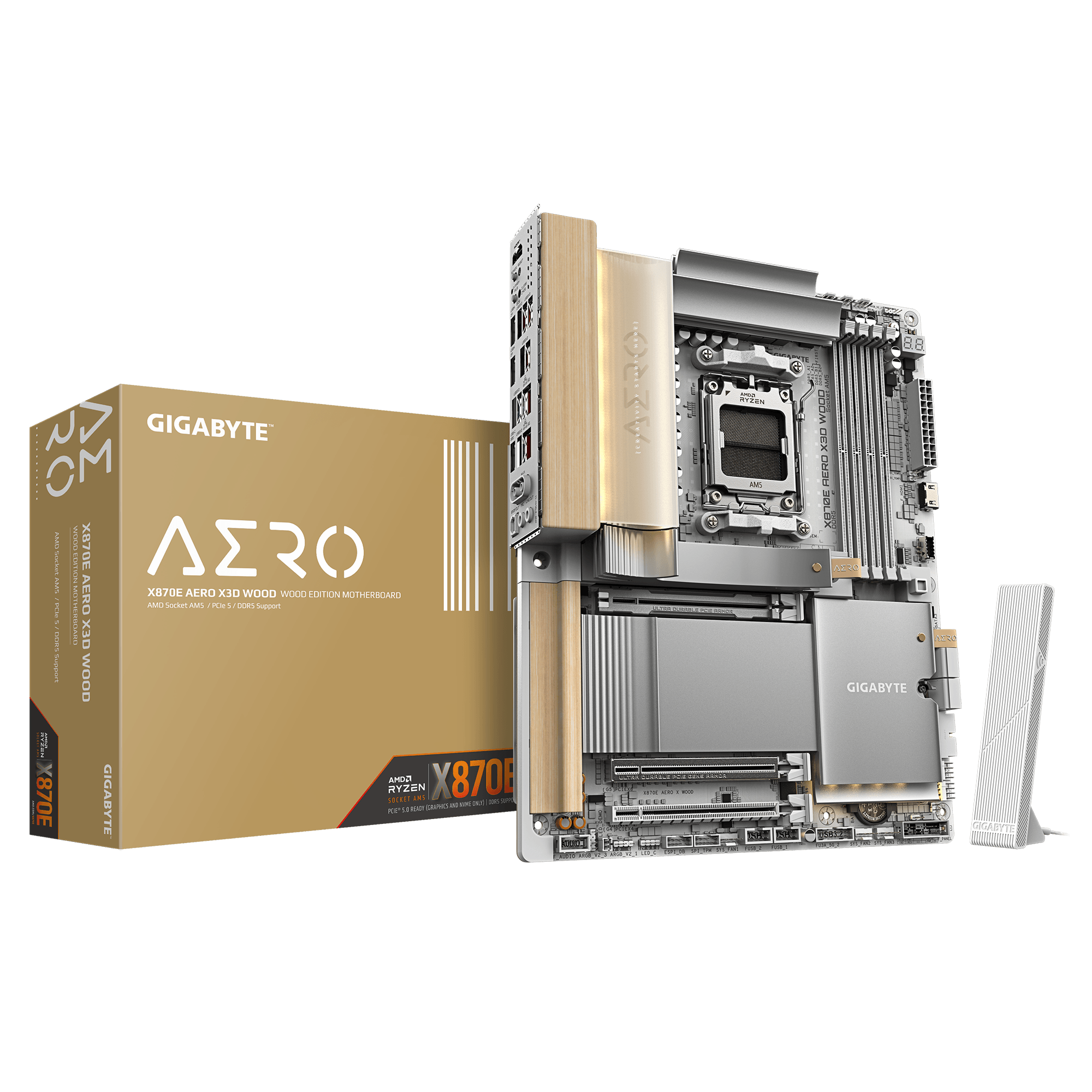 GIGABYTE X870E AERO X WOOD