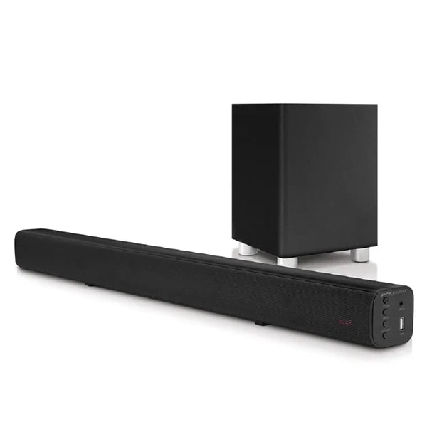 PURE ACOUSTICS 2.1CHANNEL SURROUND SOUND BAR W/WIRELESS SUBWOOFER thumbnail 2