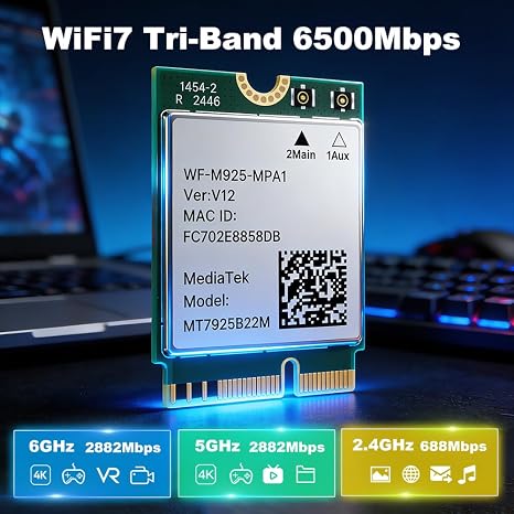 MEDIATEK MT7925 WiFi 7 BT 5.4 KIT