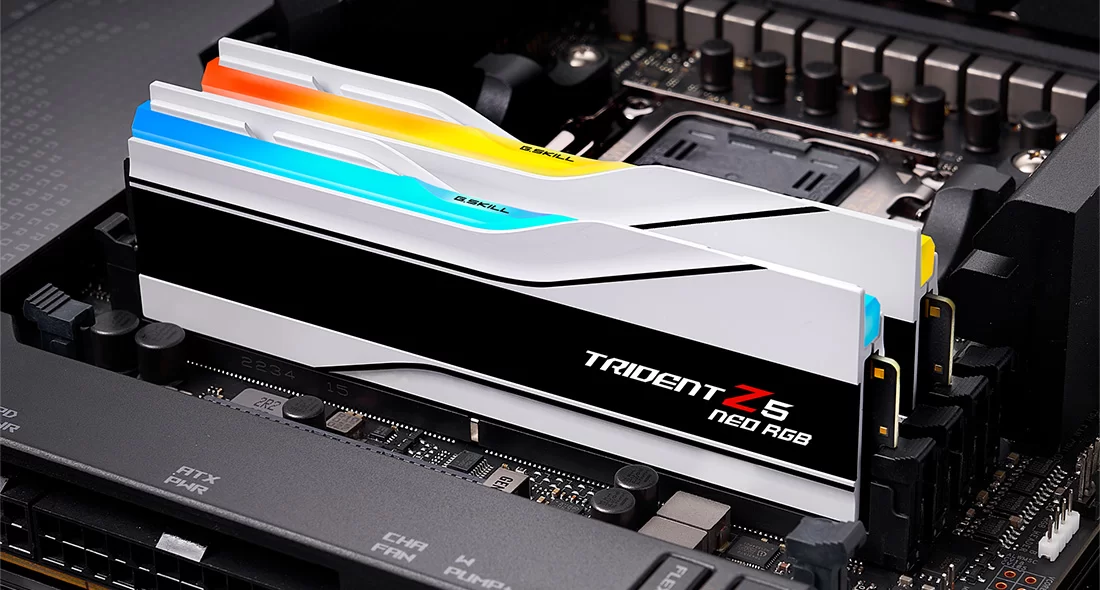 G-SKILL TRIDENT TZ5 NEO RGB 64G(32G*2) DDR5 6000MHz WHITE thumbnail 4