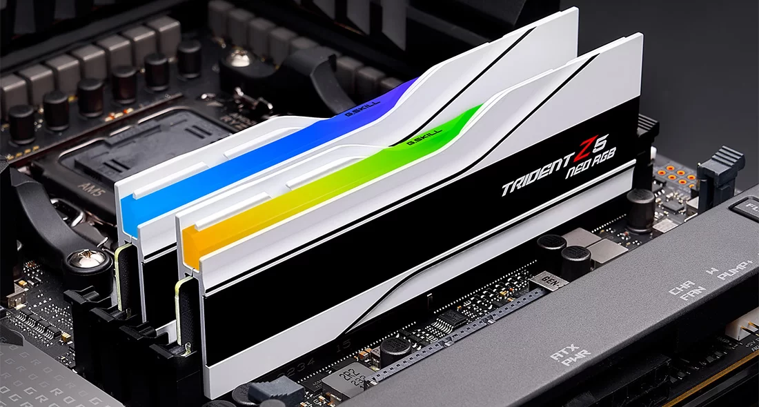G-SKILL TRIDENT TZ5 NEO RGB 64G(32G*2) DDR5 6000MHz WHITE thumbnail 5