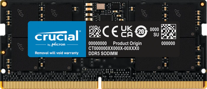 CRUCIAL 16GB DDR5 5600MHZ SO-DIMM