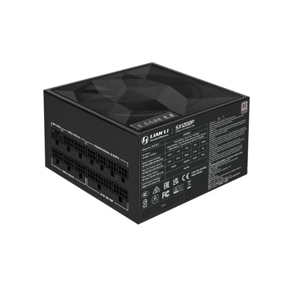 LIAN LI SX PLATINUM SERIES 1200W PSU ATX3.1 BLACK thumbnail 5