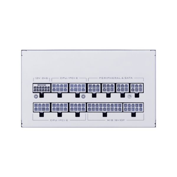 LIAN LI SX PLATINUM SERIES 1200W PSU ATX3.1 WHITE thumbnail 3