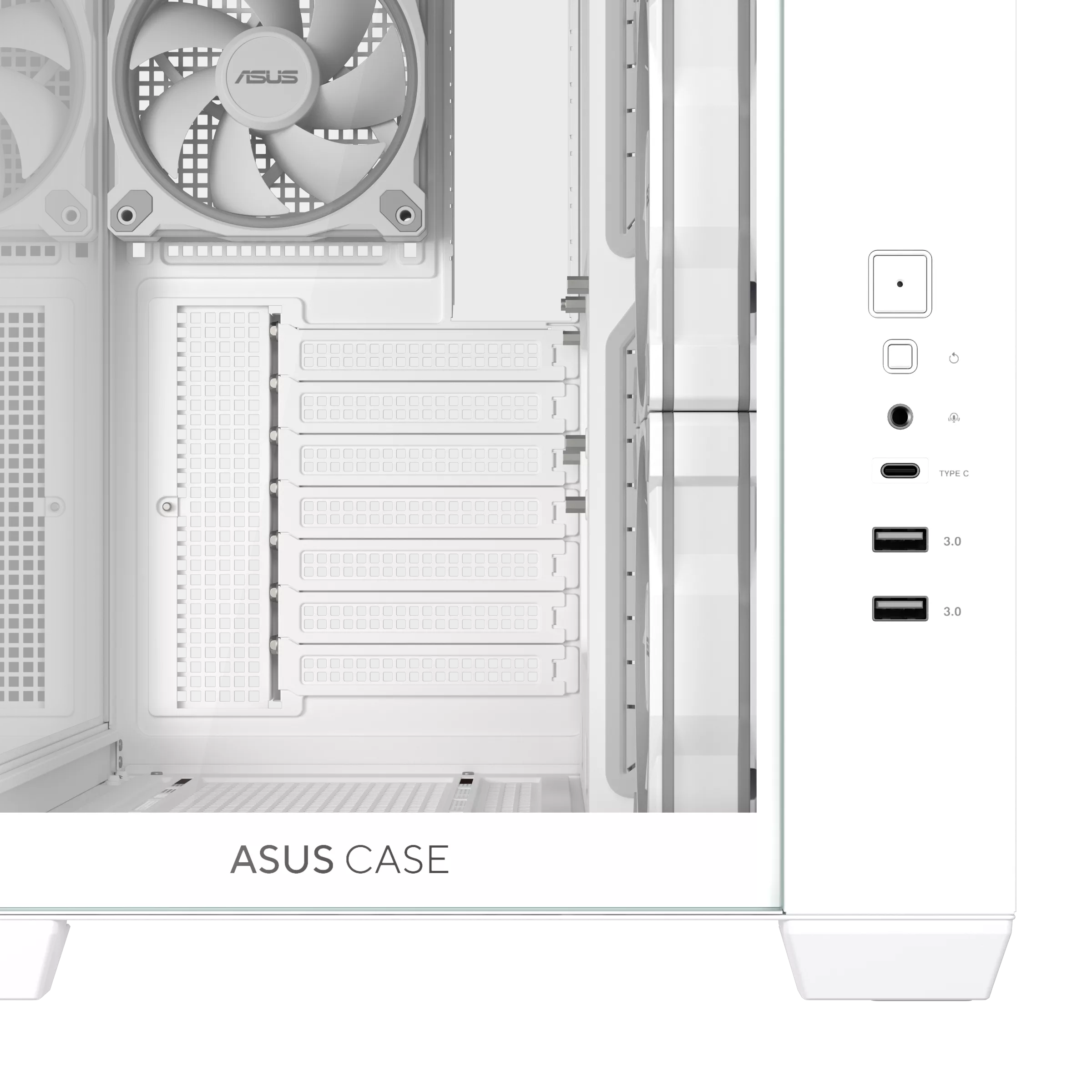 ASUS A32 PLUS TG ARGB ATX CASE WHITE thumbnail 13