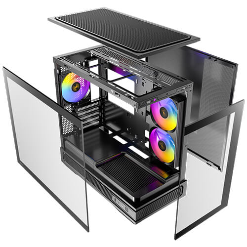 ANTEC C2M ARGB CASE BLACK thumbnail 13