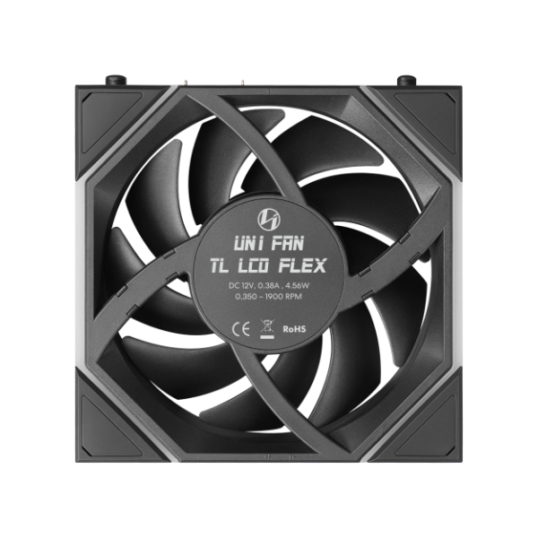 LIAN LI UNI FAN TL LCD FLEX REVERSE BLADE WIRELESS*1 BLACK thumbnail 5