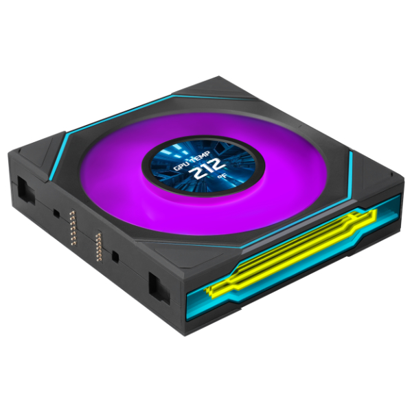 LIAN LI UNI FAN SL-INF LCD FLEX 120 REVERSE BLADE*3 BLACK thumbnail 2