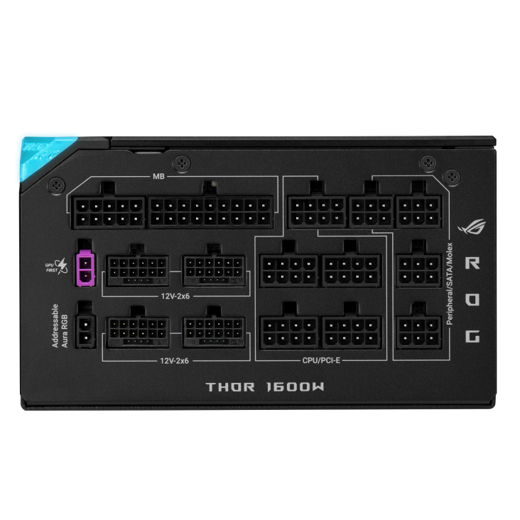 ASUS ROG THOR 1600W TITANIUM III EVO (ROG EQUALIZER) thumbnail 5