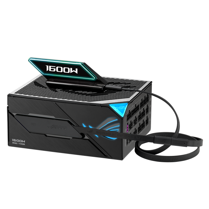 ASUS ROG THOR 1600W TITANIUM III EVO (ROG EQUALIZER) thumbnail 9