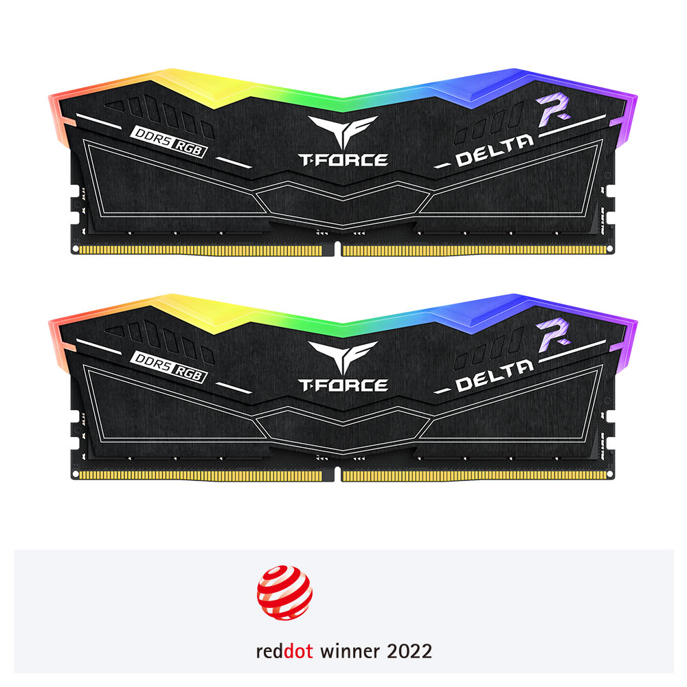 TEAM DELTA RGB 32G(16G*2) DDR5 6000MHZ BLACK