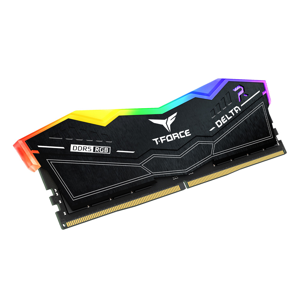 TEAM DELTA RGB 32G(16G*2) DDR5 6000MHZ BLACK thumbnail 2