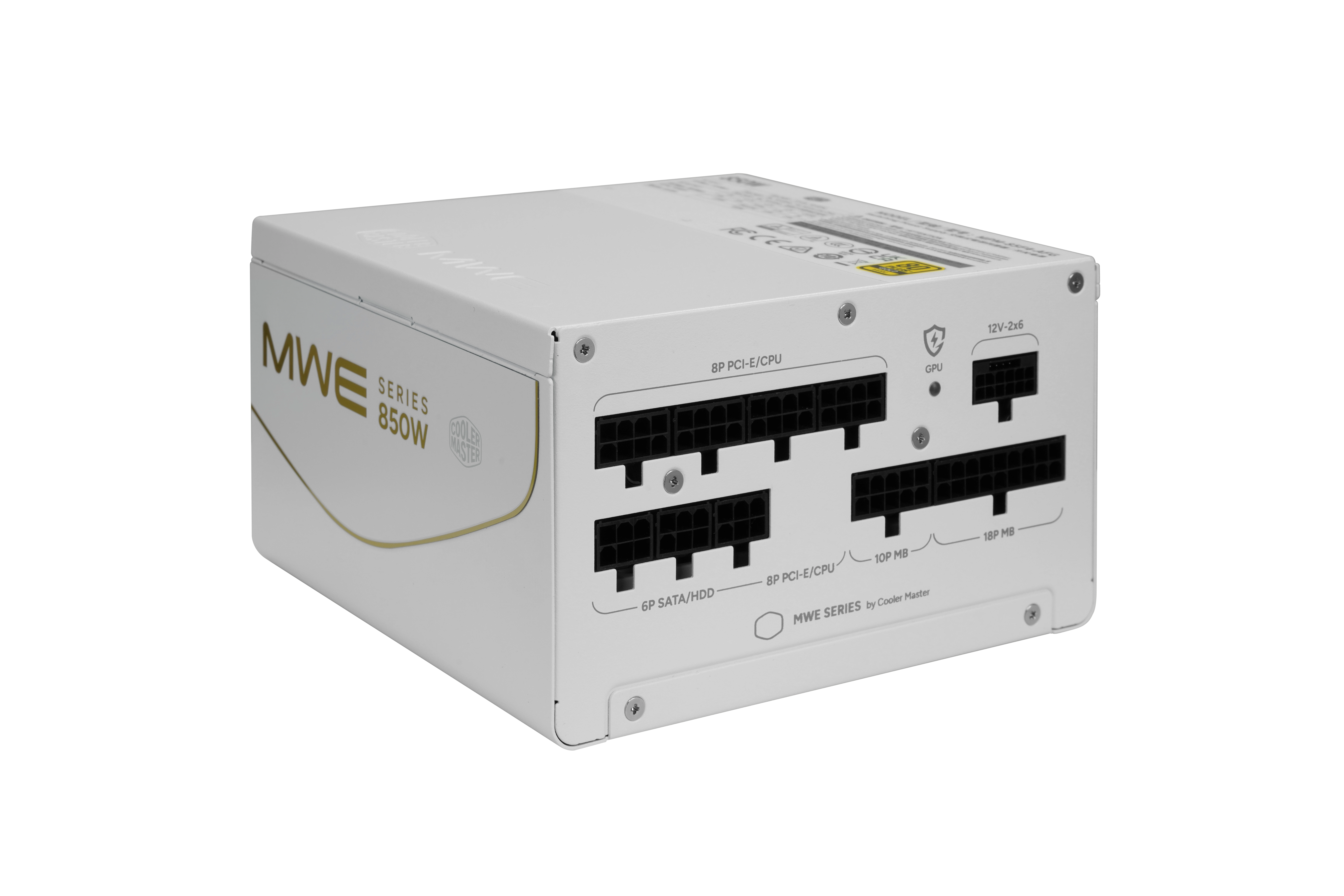 Cooler Master PSU MWE GOLD 850W V4 FULL MODULAR WHITE thumbnail 3