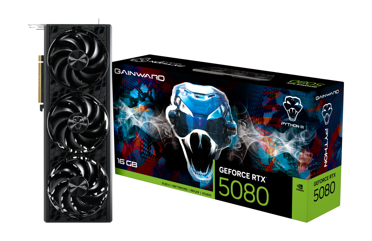 GAINWARD RTX5080 PYTHON III 16GB GDDR7