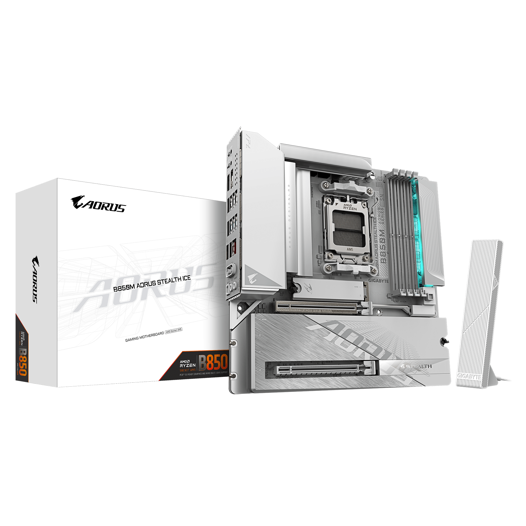 GIGABYTE B850M AORUS STEALTH ICE