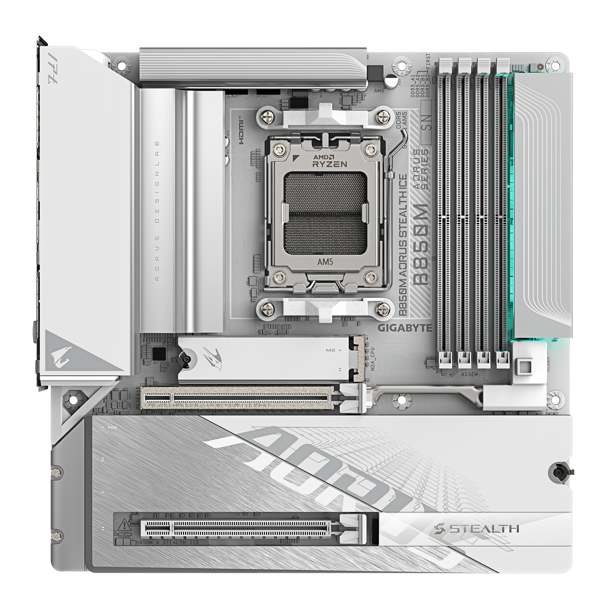 GIGABYTE B850M AORUS STEALTH ICE thumbnail 2
