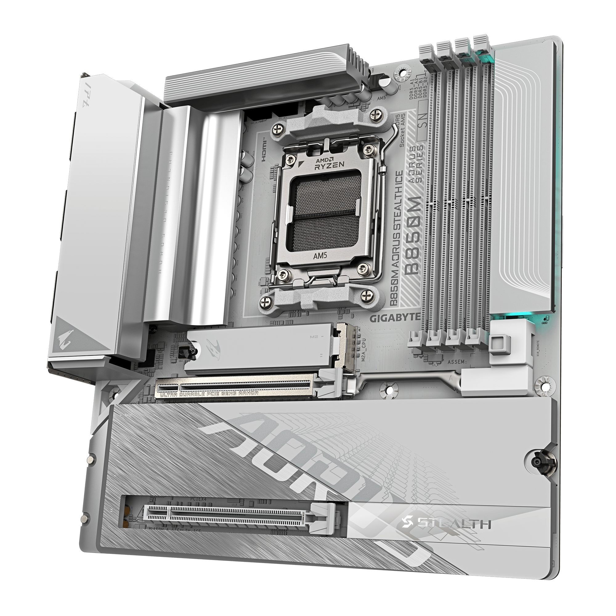 GIGABYTE B850M AORUS STEALTH ICE thumbnail 4