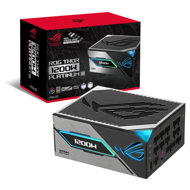 ASUS ROG THOR 1200W PLATINUM III ATX3.1 (ROG EQUALIZER)