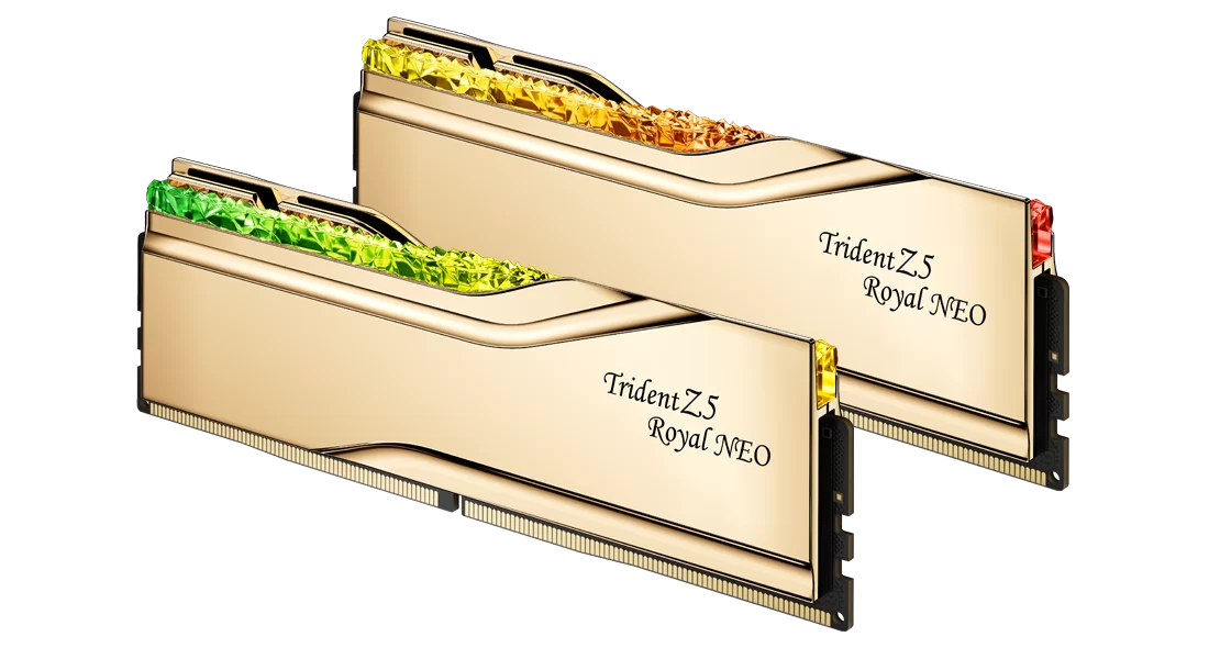 G-SKILL TRIDENT Z5 RGB 32G(16G*2)DDR5 8000MHZ 1.45V GOLD