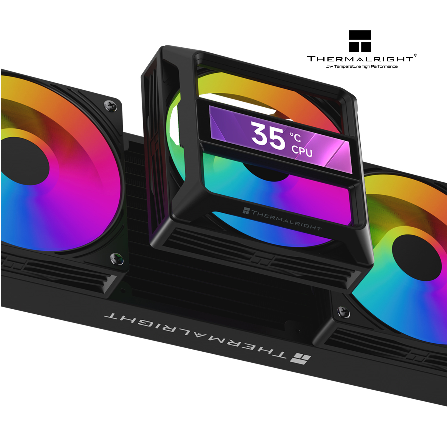 THERMALRIGHT FAN FRAME VISION-1 120MM FAN FRAME DISPLAY BLACK thumbnail 4