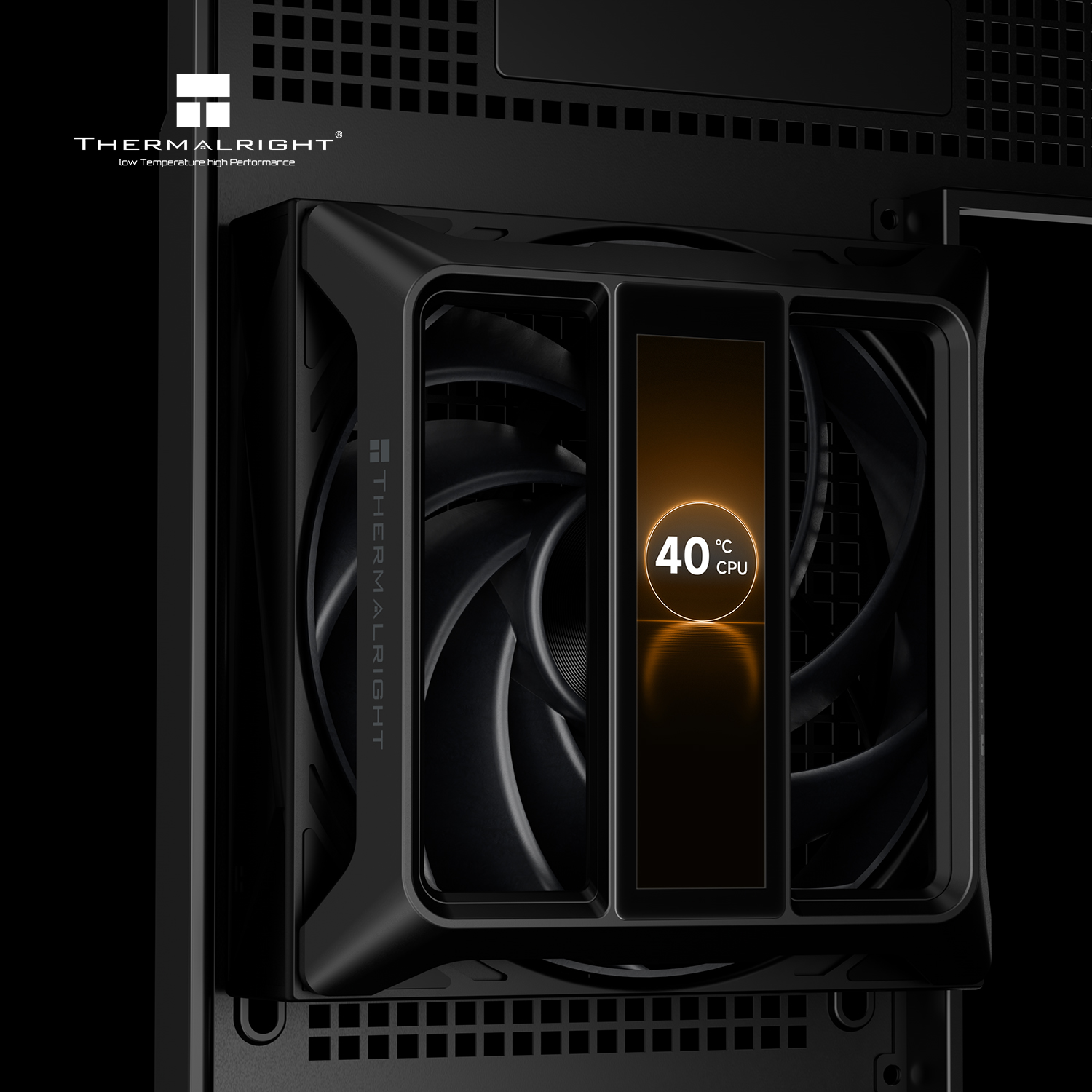 THERMALRIGHT FAN FRAME VISION-1 120MM FAN FRAME DISPLAY BLACK thumbnail 5