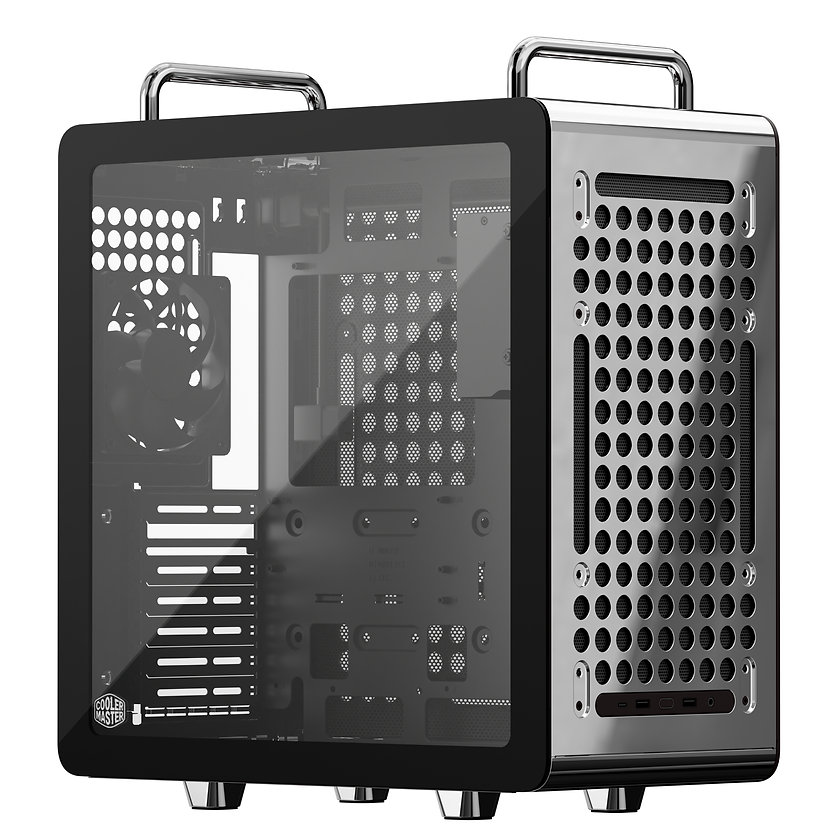 Cooler Master QUBE 540 ATX CASE STAINLESS MIRROR SILVER