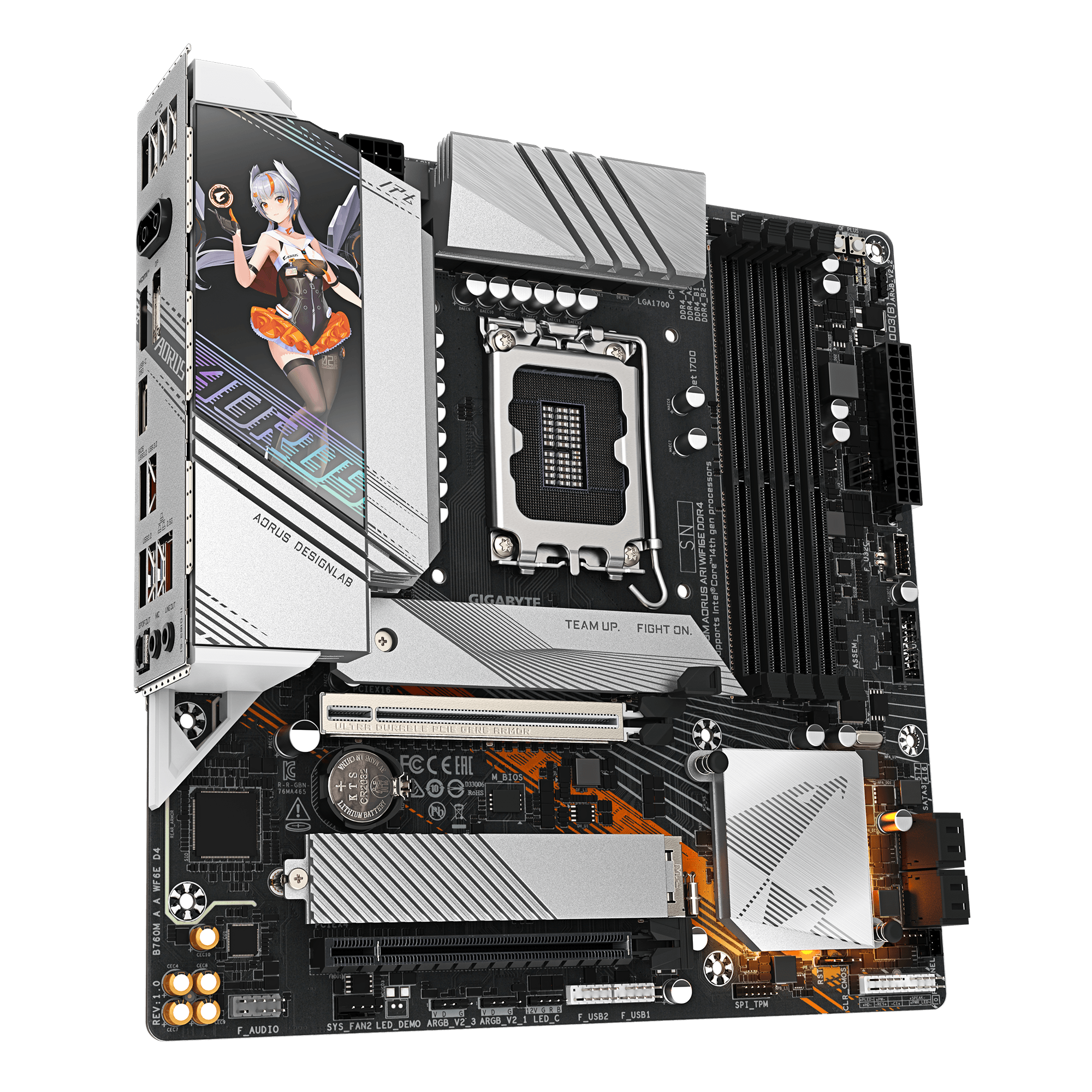 GIGABYTE B760M AORUS ARI WIFI6E DDR4 thumbnail 3