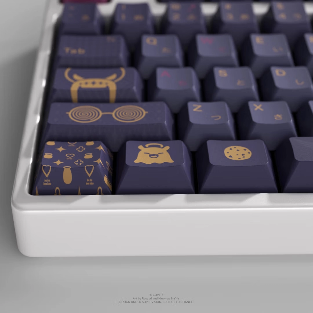 HYTE Ninomae Ina'nis Keycap Set and Desk Pad Bundle thumbnail 5