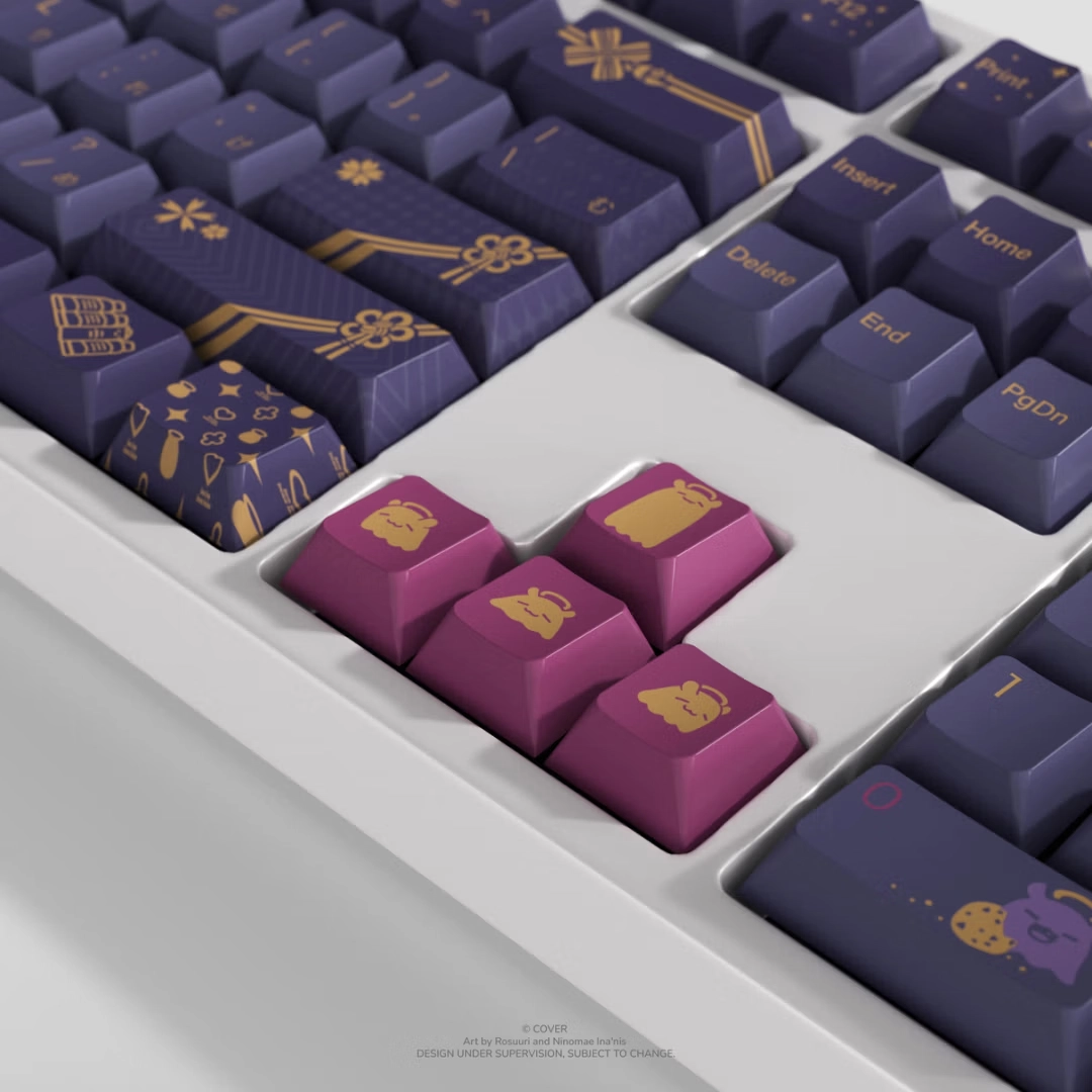 HYTE Ninomae Ina'nis Keycap Set and Desk Pad Bundle thumbnail 7