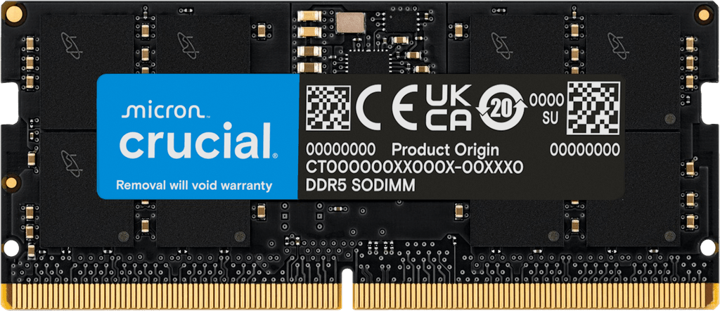 CRUCIAL 32GB DDR5 5600MHZ SO-DIMM