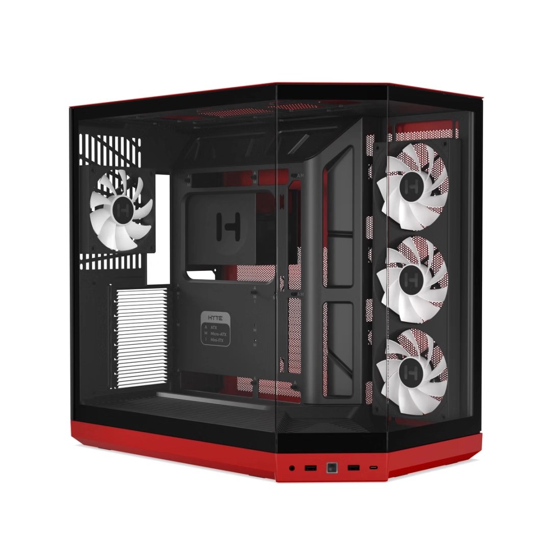 HYTE Y50 RGB ATX CASE BLACK CHERRY thumbnail 9