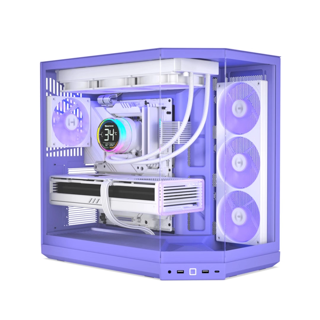 HYTE Y50 RGB ATX CASE TARO MILK thumbnail 8