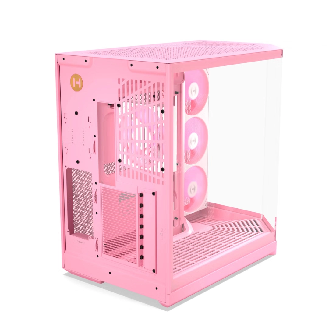 HYTE Y50 RGB ATX CASE STRAWBERRY MILK thumbnail 5