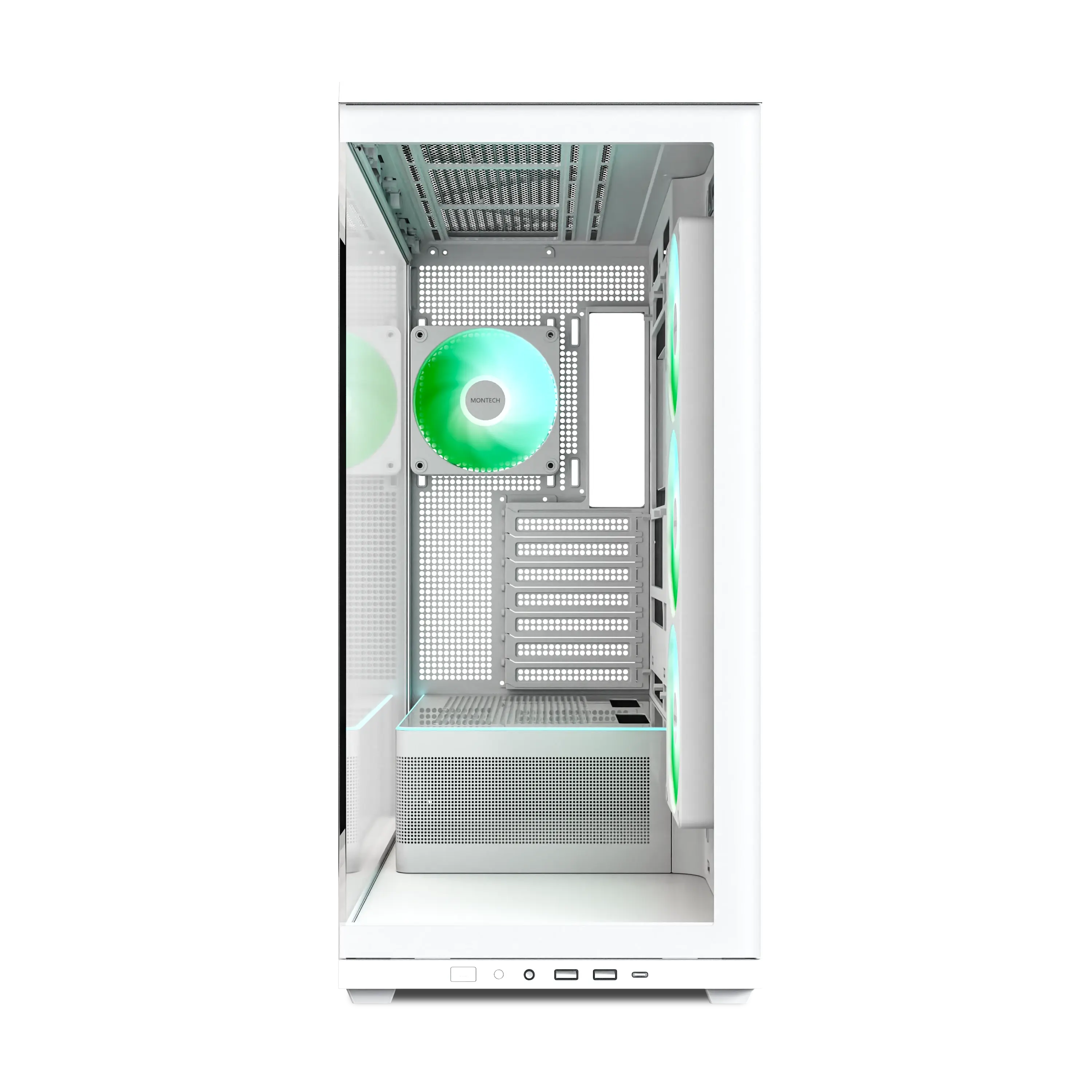 MONTECH TG3 ATX CASE WHITE thumbnail 2