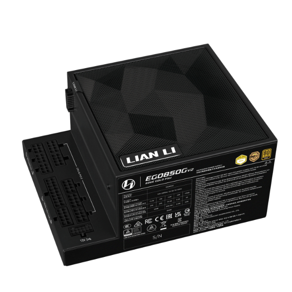 LIAN LI EDGE V2 GOLD 850W ATX3.1 FULL MODULAR BLACK thumbnail 2
